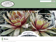 Tablet Screenshot of laddsgardencenter.com